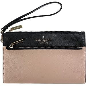 Kate Spade Medium Saffiano Leather Wristlet